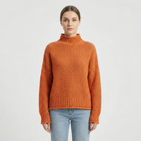 Lockerer Rollkragen-Strickpullover Für Damen - Dora