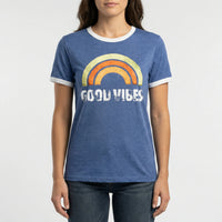 Lockeres Damen-Shirt Mit Regenbogenmotiv - Debbie