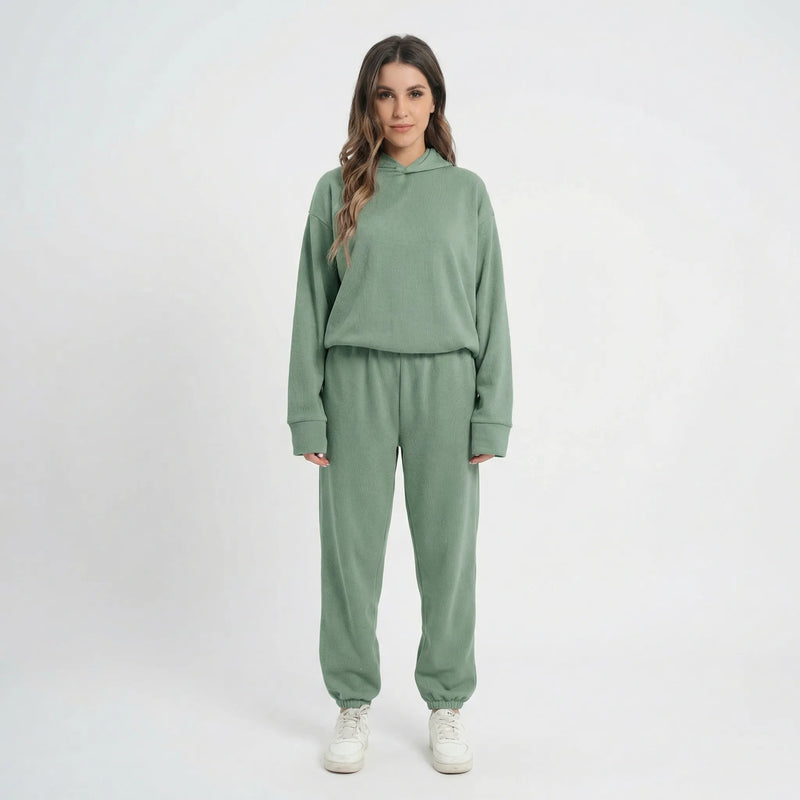 Lockeres Hoodie-Set Im Athleisure-Stil - Brandi