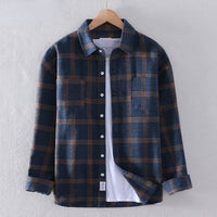 Long-Sleeve Checked Button-Up Shirt - Felipe