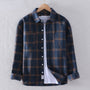 Long-Sleeve Checked Button-Up Shirt - Felipe