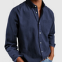 Long-Sleeve Denim Button-Up Shirt - Nick