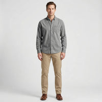 Long-Sleeve Denim Button-Up Shirt - Nick