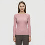 Long-Sleeve Plain Knit Top - Veronica