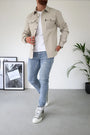 Long-Sleeved Overshirt With Chest Pockets - Fernando