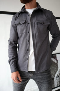 Long-Sleeved Overshirt With Chest Pockets - Fernando