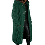 Long Chunky-Knit Cardigan With Cable Pattern - Rosemarie