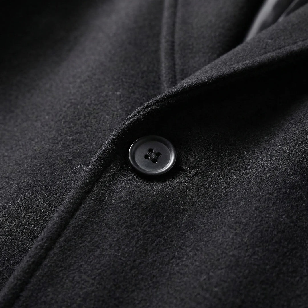 Long Line Hooded Men's Coat - Hugo