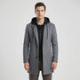Long Line Hooded Men's Coat - Hugo