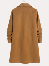 Long Single-Breasted Lapel Overcoat - Russell