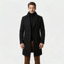 Long Single-Breasted Lapel Overcoat - Russell