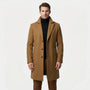 Long Single-Breasted Lapel Overcoat - Russell