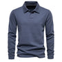 Long Sleeve Turn-Down Collar Polo - Carlton
