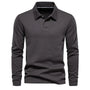 Long Sleeve Turn-Down Collar Polo - Carlton