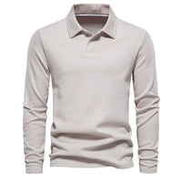 Long Sleeve Turn-Down Collar Polo - Carlton