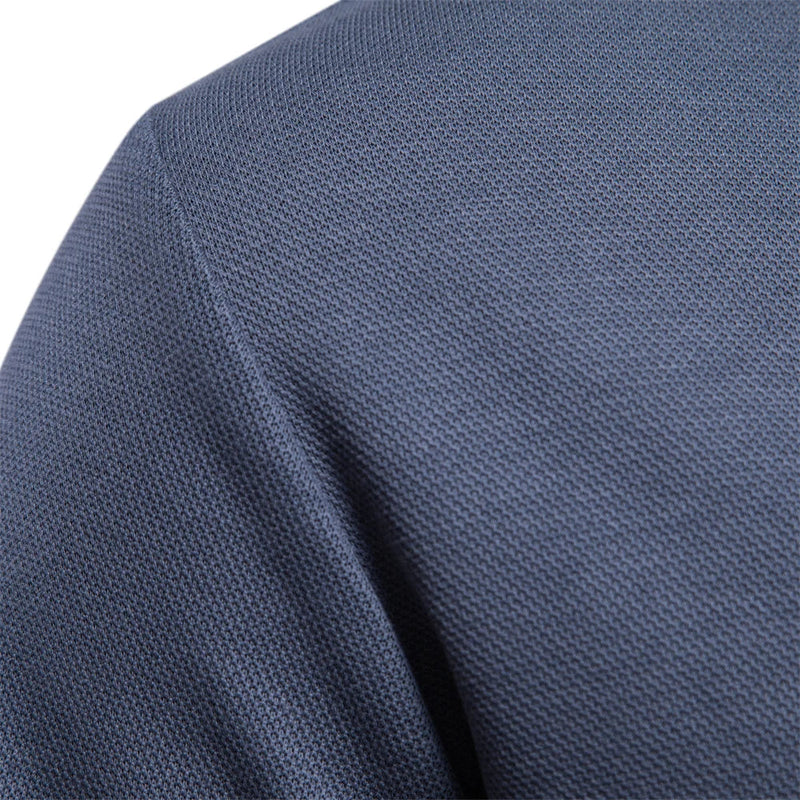 Long Sleeve Turn-Down Collar Polo - Carlton