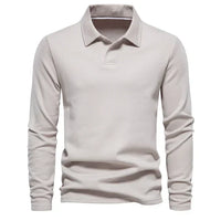 Long Sleeve Turn-Down Collar Polo - Carlton