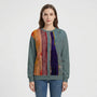 Loose-Fit Round Neck Sweatshirt - Krystal