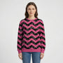 Loose-Fit Round Neck Sweatshirt - Krystal