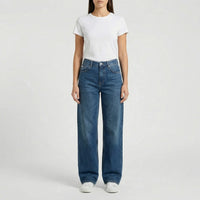 Low Rise Damenjeans Locker Geschnitten - Milla