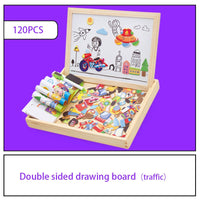 KreativBox Magnetspiel – Lernspaß mit Puzzle & Zeichentafel