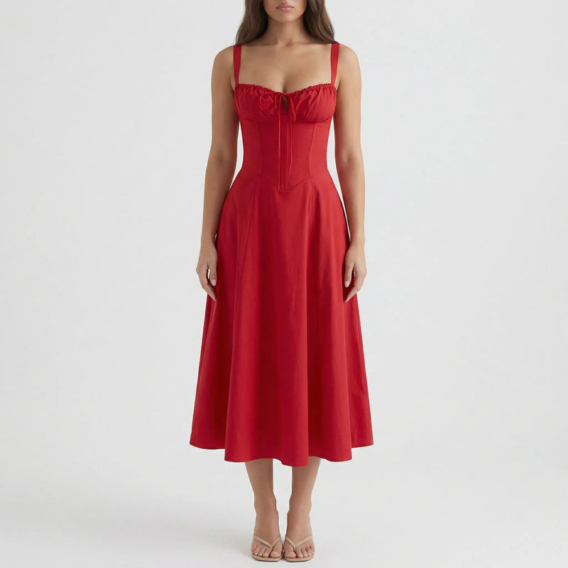 Maxi Kleid Mit Bustier - Marah