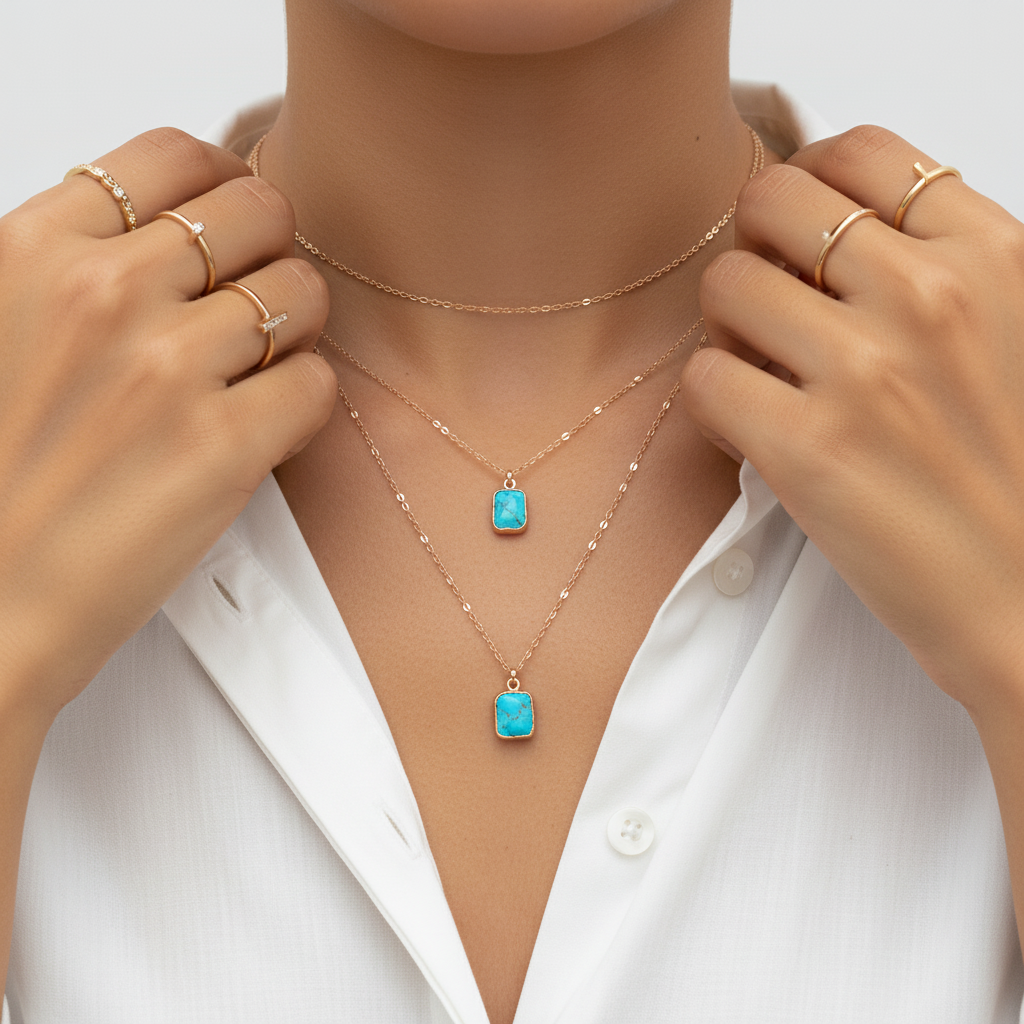 Mehrlagige Kette - TaliaNecklace 