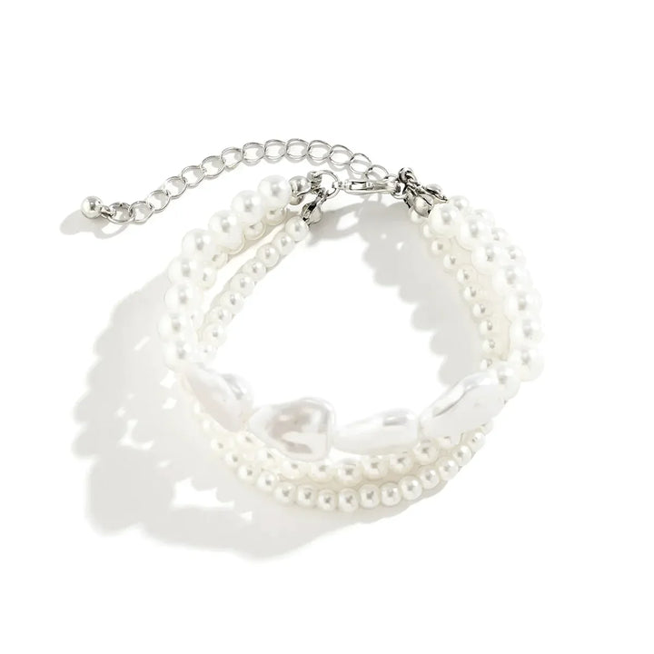 Mehrschichtiges Perlenarmband - DreamShimmer 