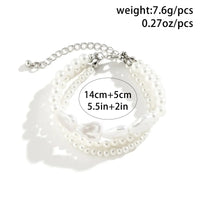 Mehrschichtiges Perlenarmband - DreamShimmer 