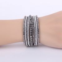 Mehrschichtiges Wickelarmband - GlamWrap 