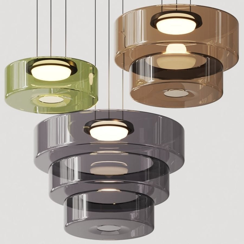 Mehrstufige LED Pendelleuchte - AuraLoft