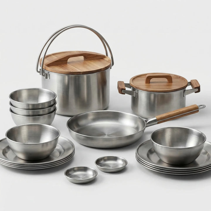 Mehrteiliges Outdoor-Kochset -  Campori