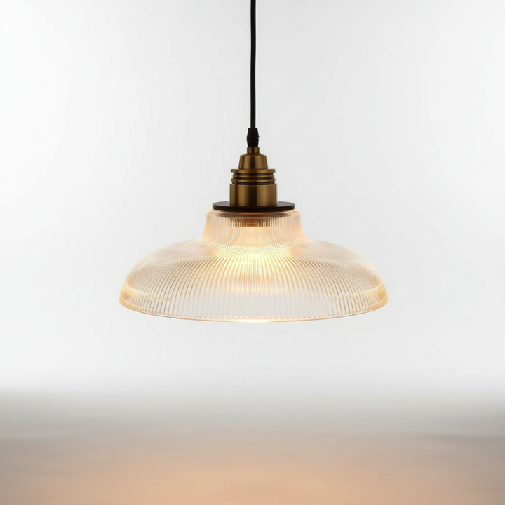 Metall Glas Pendelleuchte Modern - AmbiGlow