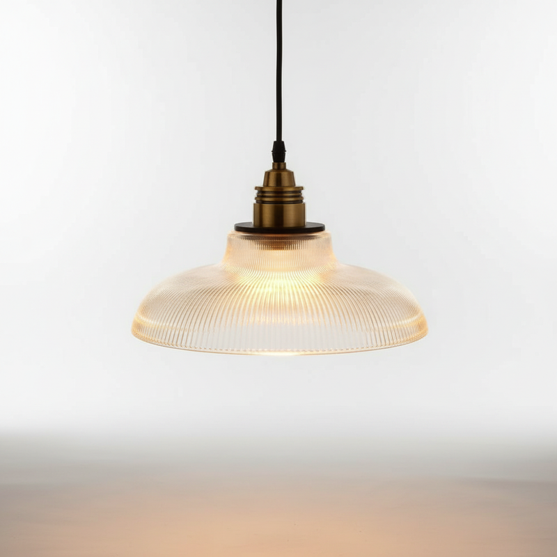 Metall Glas Pendelleuchte Modern - AmbiGlow