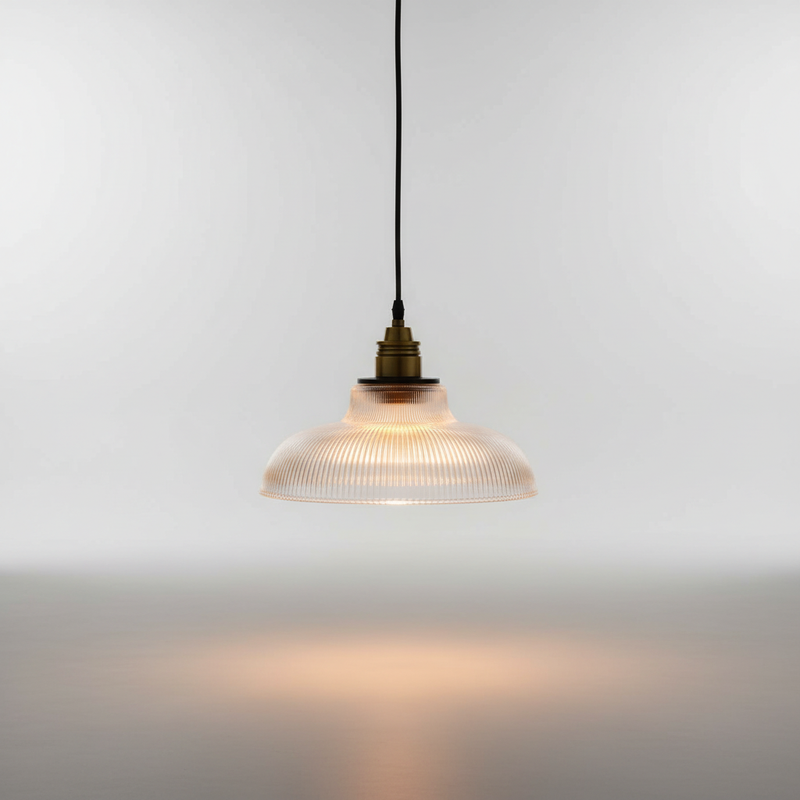 Metall Glas Pendelleuchte Modern - AmbiGlow