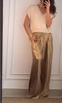 Metallic Shimmer Co-Ord Set For Women - Leigh