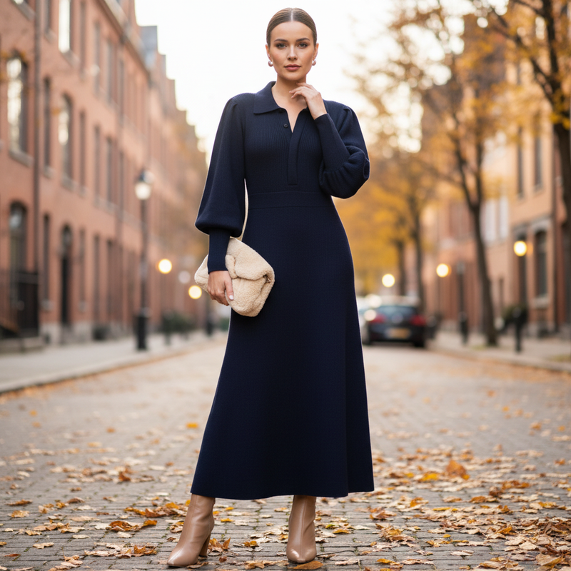 Midi-Kleid -  Ines