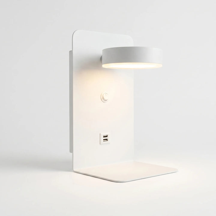 Minimalist LED Wall Light With USB Port -  Lumivex