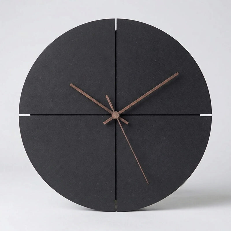 Minimalistische Runde Analoge Wanduhr - Veltara