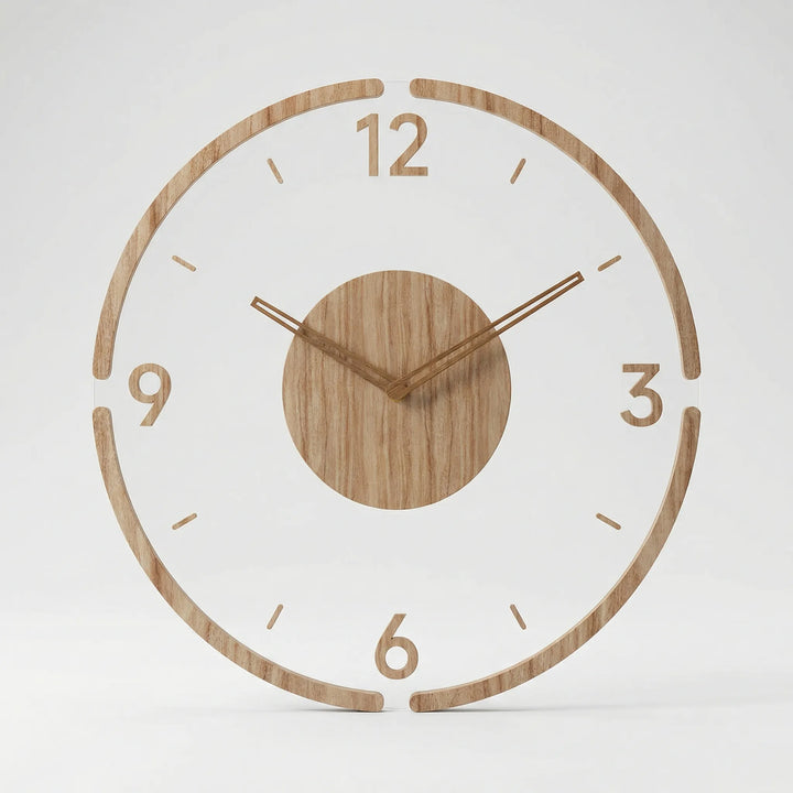 Minimalistische Runde Wanduhr - Nordrill