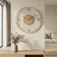 Minimalistische Runde Wanduhr - Nordrill
