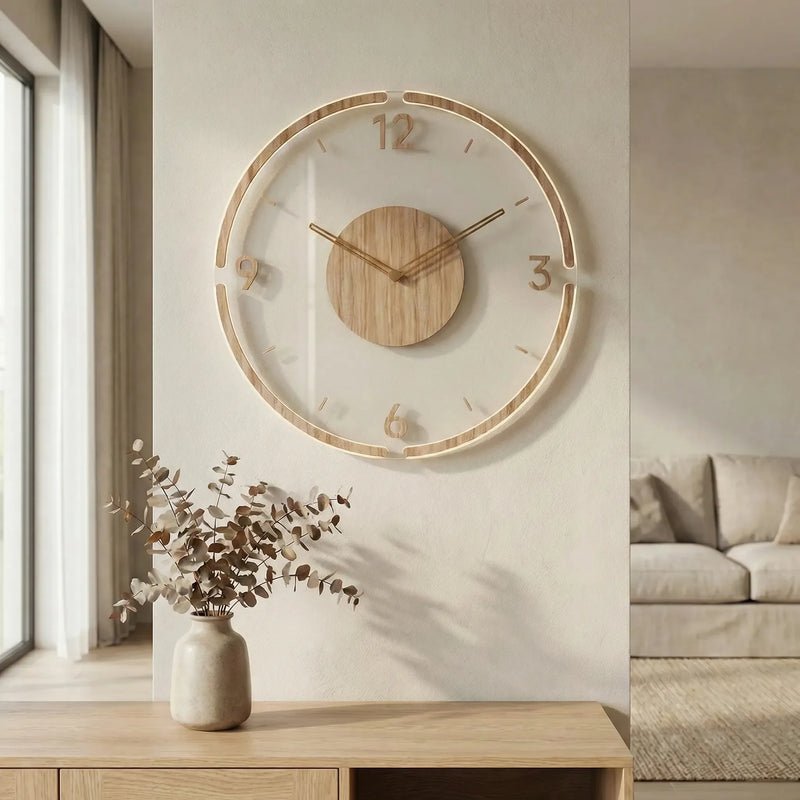 Minimalistische Runde Wanduhr - Nordrill