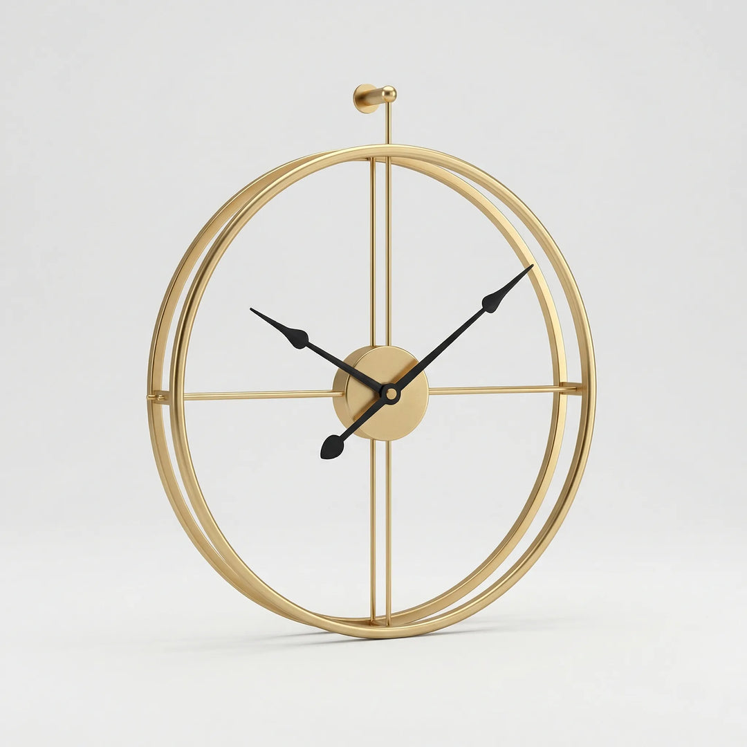 Minimalistische Runde Wanduhr - Skandara