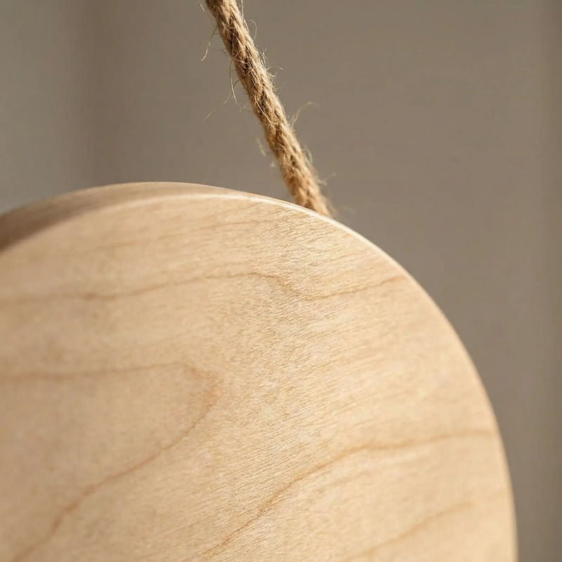 Minimalistische Runde Wanduhr - TimberaClock