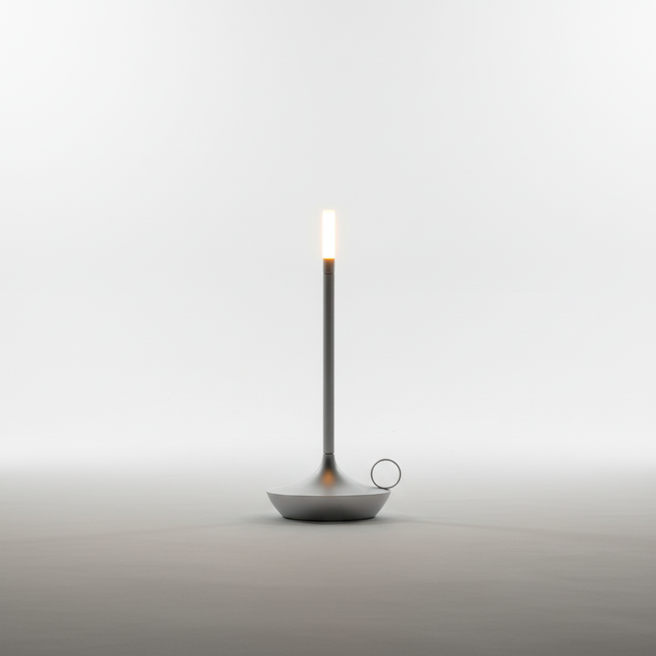 Minimalistische Tischlampe Aluminium - Lightara
