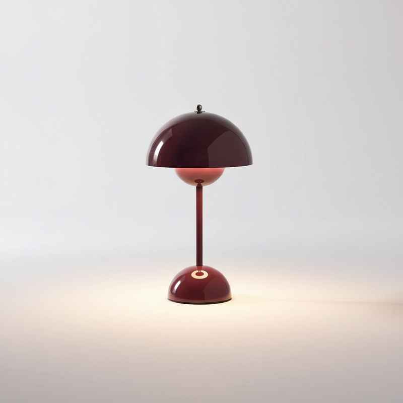 Minimalistische Tischlampe Metall - GlowLuxe