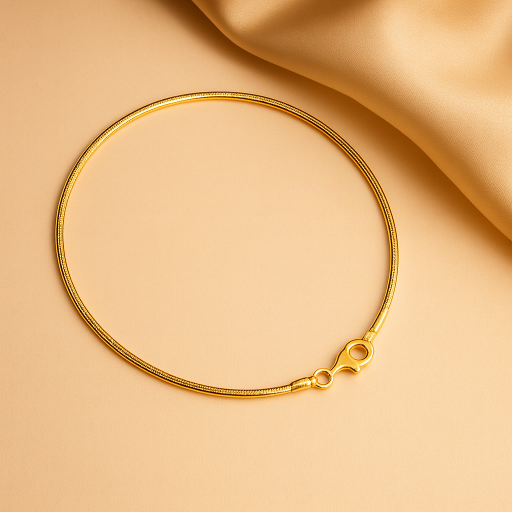 Minimalistisches Schlangenverschluss-Armband