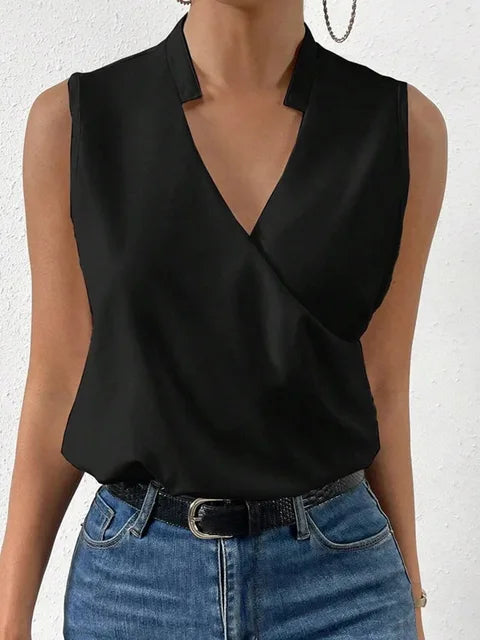 Stilvolle Damen Sommerbluse mit fließender Passform – Rania