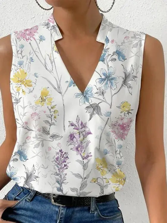 Stilvolle Damen Sommerbluse mit fließender Passform – Rania