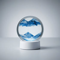 Modern Circular Sand Art Lamp -  AquaDrift